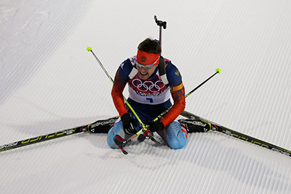 Биатлонист принес России десятую медаль Олимпиады