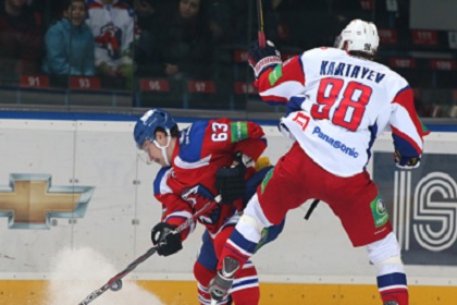«Лев» обыграл «Локомотив» в первом матче полуфинальной серии Кубка Гагарина