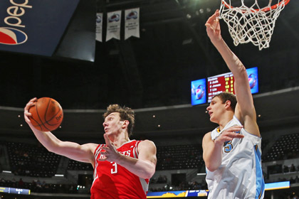 Мозгов в четвертый раз в сезоне НБА набрал больше 20 очков за игру