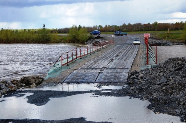 Внимание! Во вторник движение по понтонной переправе через реку Чулым будет прекращено