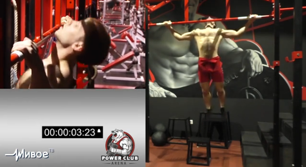 Российский спортсмен побил мировой рекорд по подтягиваниям