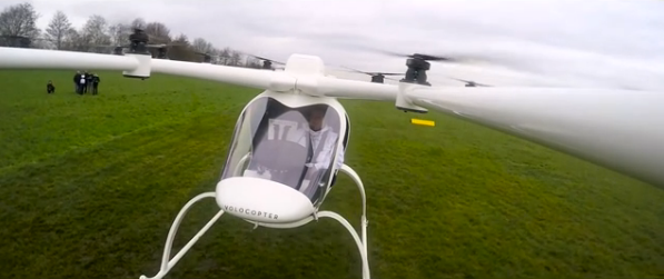 В Германии впервые испытали летающий автомобиль