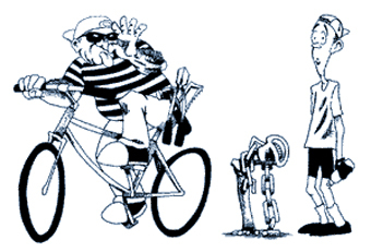 Полицейские рассказали, как избежать кражи двухколесной техники