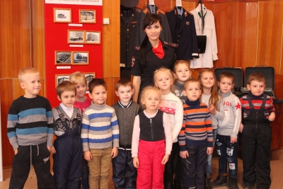 Музей Ачинской полиции посетили воспитанники детского сада
