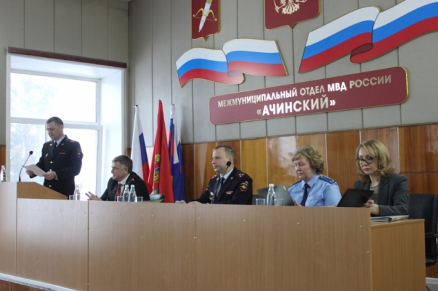Начальник полиции Олег Стефанков побывал с рабочим визитом в МО МВД «Ачинский»