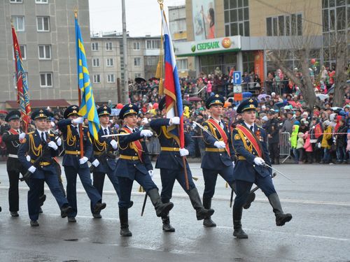 Сегодня в Ачинске будет перекрыто движение автотранспорта на время проведения репетиции парада Победы