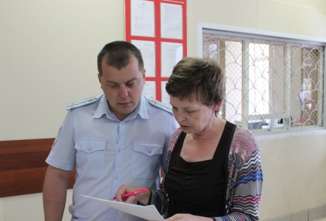 Председатель общественного совета при МО МВД России «Ачинский» Светлана Павликовская посетила отдел полиции