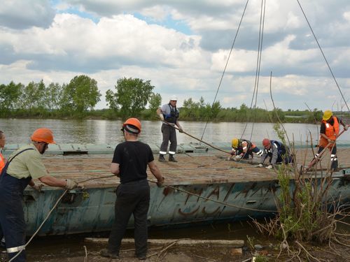 17 октября понтонный мост через Чулым будет демонтирован