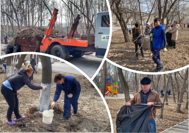 Ачинцы наводят чистоту и порядок