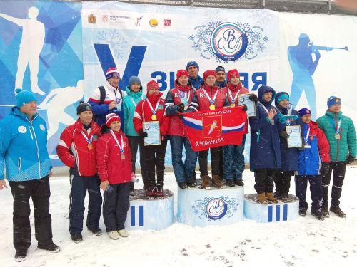 Зимняя спартакиада ветеранов спорта: ачинская команда вошла в тройку лидеров среди городов Красноярского края