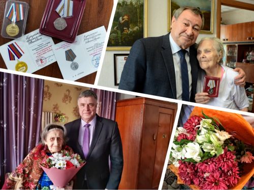 НАВСТРЕЧУ 75-ЛЕТИЮ ПОБЕДЫ: первые лица Ачинска вручили юбилейные медали ветеранам Великой Отечественной войны