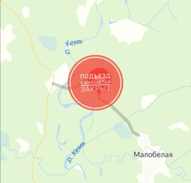 В Красноярском крае еще одна деревня оказалась заблокирована разлившейся рекой