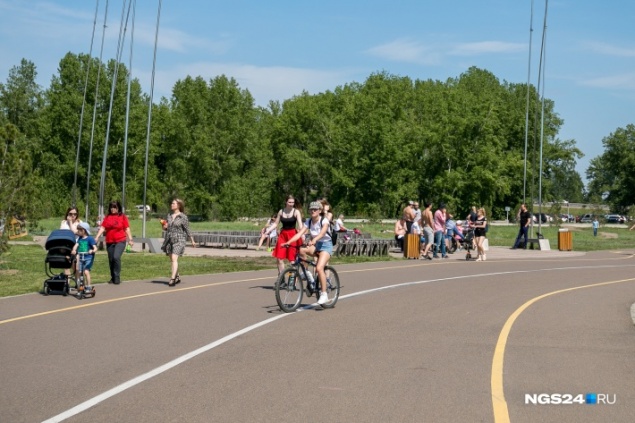 У прокатчиков на Татышеве полиция изъяла велосипеды