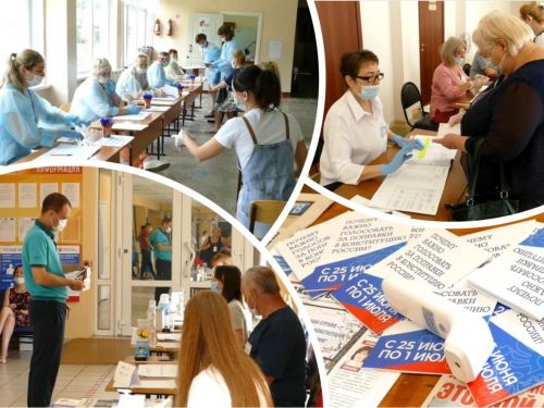 В Ачинске поправки к Конституции РФ поддержало большинство избирателей