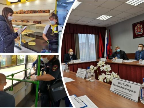 Штаб по коронавирусу: рейды на транспорте и в магазинах будут проходить регулярно