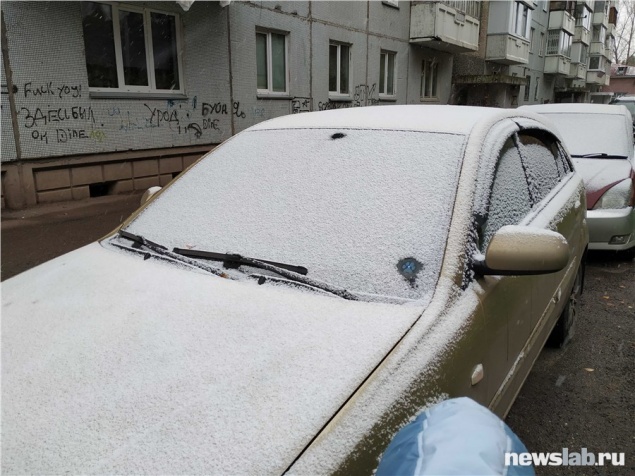 Октябрь в Красноярске начался с первого снега и прохлады