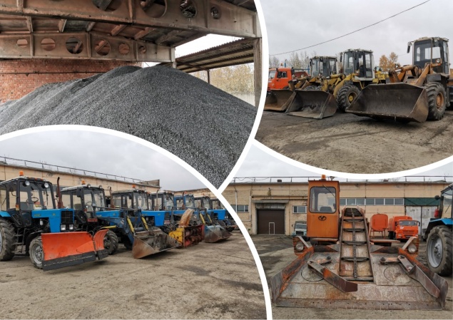 Спецтехника «Ачинского транспорта» готова к уборке дорожной сети города в зимний период