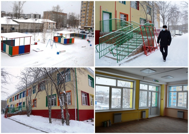 Председатель Ачинского городского Совета депутатов Сергей Никитин проверил готовность к вводу в эксплуатацию детского сада №38