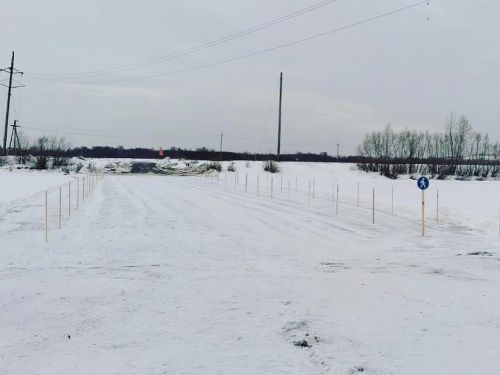 В Ачинске открыта ледовая переправа «Ачинск - Причулымский»