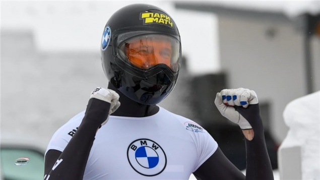 Красноярец Александр Третьяков стал чемпионом Европы по скелетону