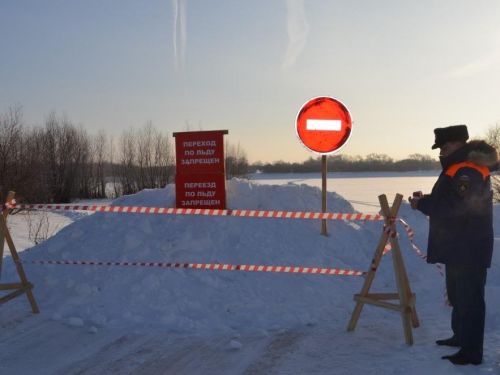 Сегодня закрывается ледовая переправа через Чулым