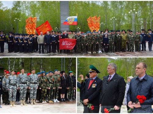 14 тысяч километров по России: через Ачинск пронесли Знамя Победы