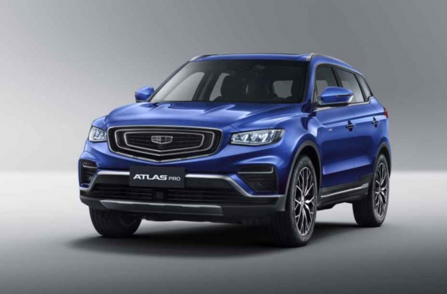 Новый Geely Atlas Pro. Комплектации в России