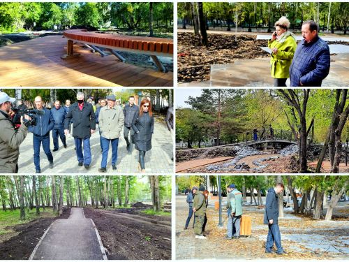 Комиссия по приёмке благоустройства парка Победы в рамках муниципального контракта вынесла свой вердикт