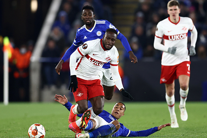 «Спартак» сыграл вничью с «Лестером»