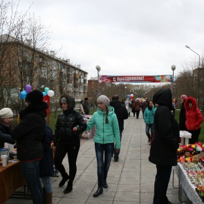Арт-проект «Ачинский Арбат», посвященный Первомаю, прошел в эти выходные