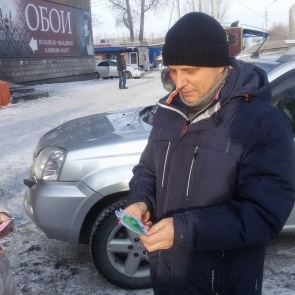 По дорогам Ачинска прошел Новогодний десант