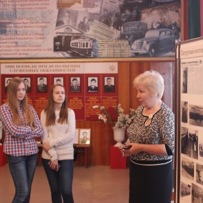 Ветераны ОВД знакомят школьников с историей ачинских правоохранителей