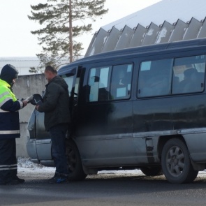 Водители общественного транспорта под контролем Госавтоинспекции