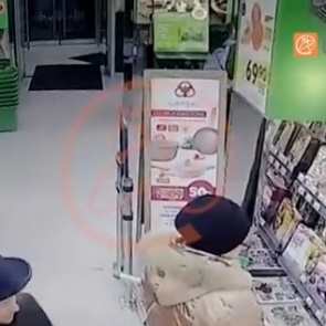 Подозреваемый в совершении взрыва в петербургском супермаркете попал на видео