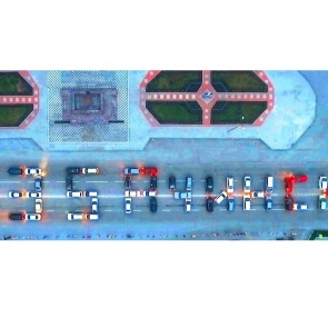 Ачинские автомобилисты оригинально поздравили город с юбилеем