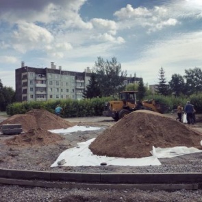 В будущем парке «Металлургов» завершается первый этап строительных работ