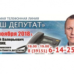 ВАШ ДЕПУТАТ: Евгений Бородкин выходит на связь с жителями округа № 14