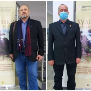 Два выдающихся живописца Ачинска стали обладателями почётных наград за вклад в развитие изобразительного искусства России и Красноярского края