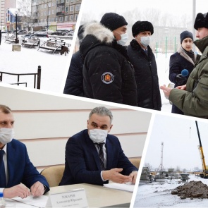 Сегодня Ачинск с рабочим визитом посетил министр строительства Красноярского края Сергей Козупица