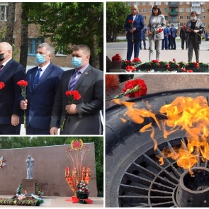 В День памяти и скорби у мемориала «Скорбящая мать» прошло возложение цветов