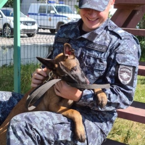 В отделе полиции Ачинска появилась новая служебная собака
