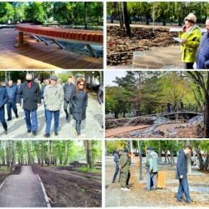 Комиссия по приёмке благоустройства парка Победы в рамках муниципального контракта вынесла свой вердикт