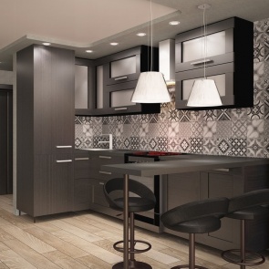 Как оборудовать кухню в студии