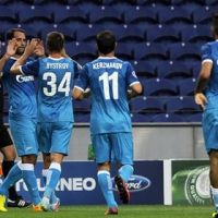 «Зенит» забил четыре мяча в матче Лиги Чемпионов